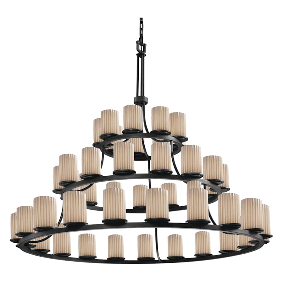 Justice Design Group Limoges 60" Wide Ring Chandelier