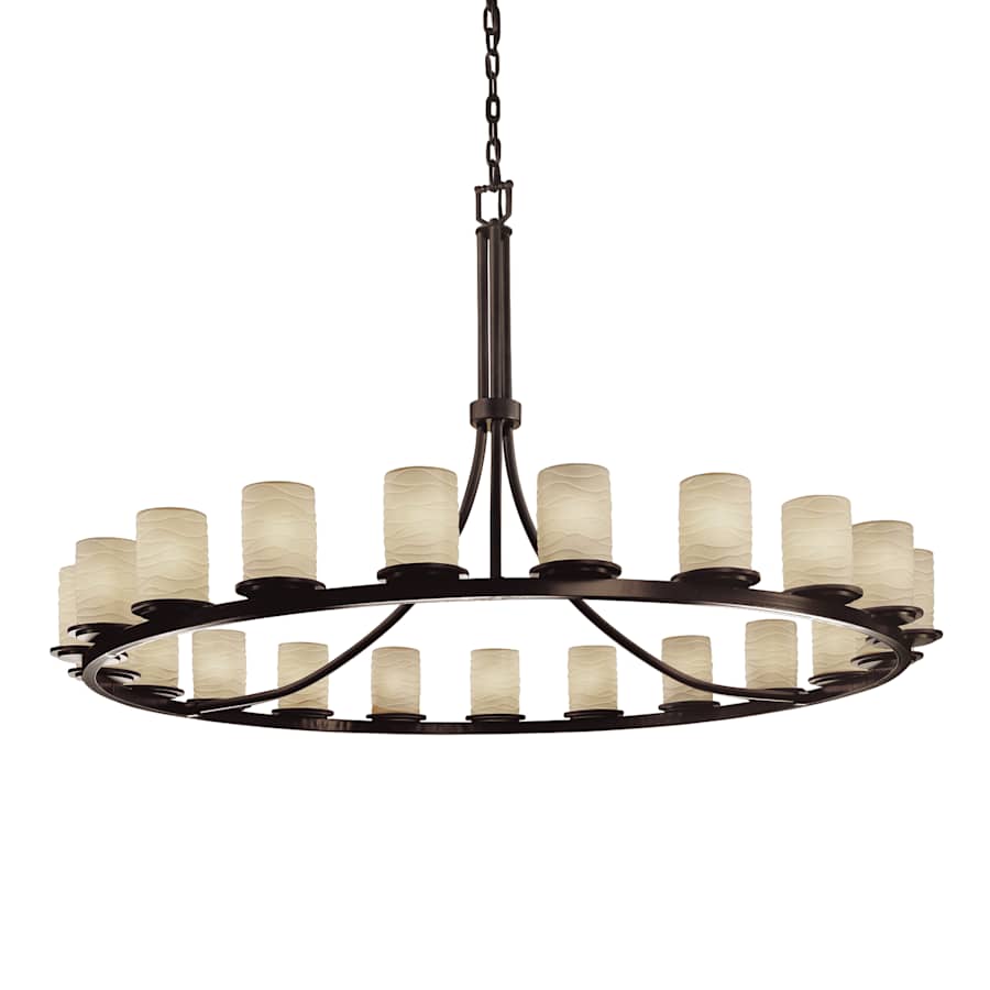 Justice Design Group Limoges 60" Wide Ring Chandelier