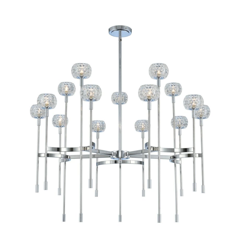 Kalco Mae 15 Light 38" Wide LED Chandelier