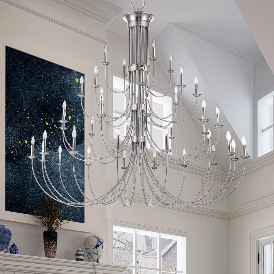 Livex Lighting Estate 38 Light 72" Wide Candle Style Chandelier
