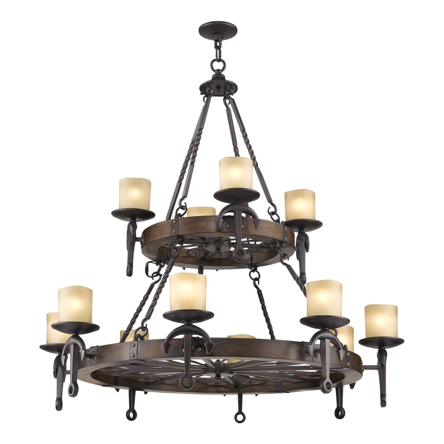 Livex Lighting Cape May 12 Light 2 Tier Chandelier