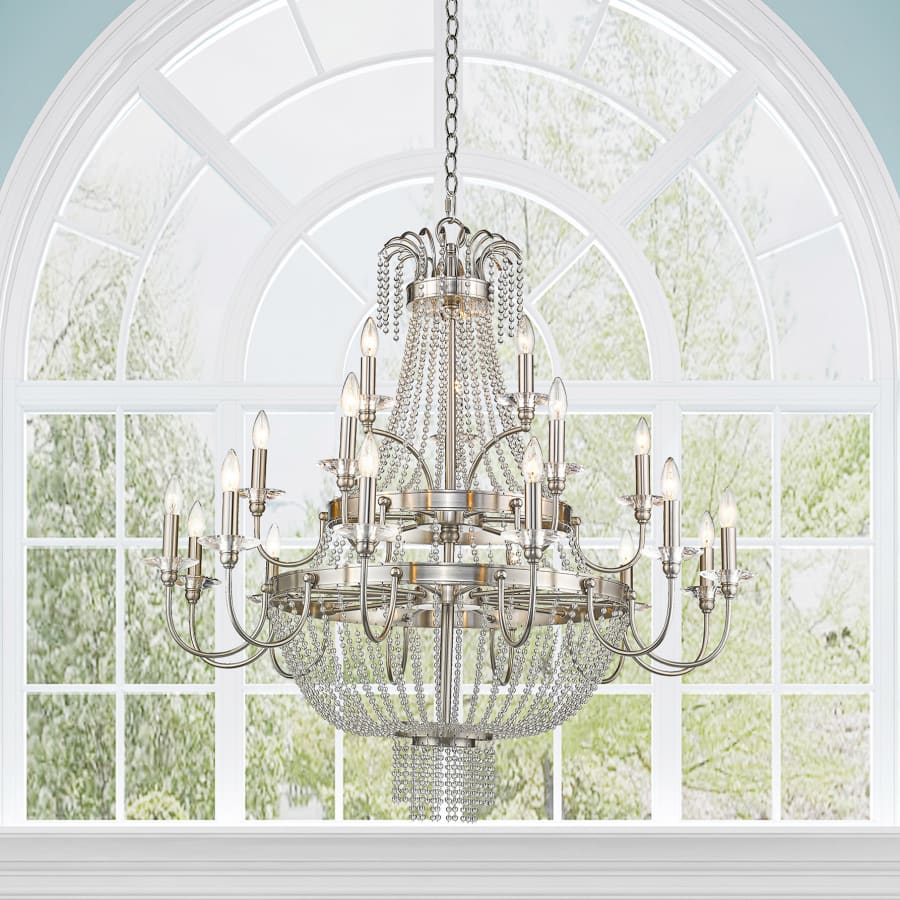 Livex Lighting Valentina 21 Light 3 Tier Chandelier
