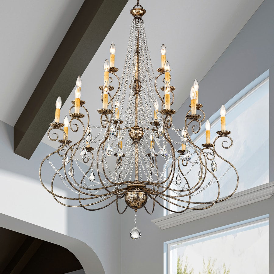 Livex Lighting Isabella 21 Light 3 Tier Chandelier