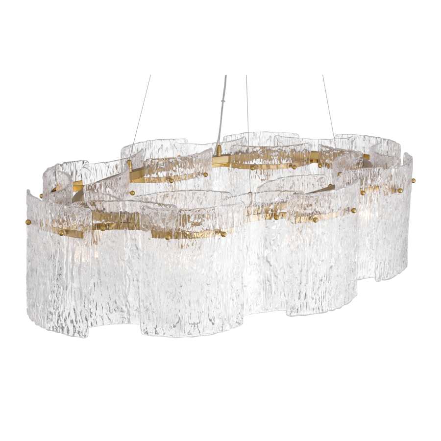 Metropolitan Brookstreet 8 Light 28" Wide Crystal Multi Light Pendant