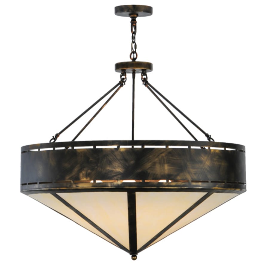 Meyda Tiffany Simple Mission 6 Light Foyer Pendant