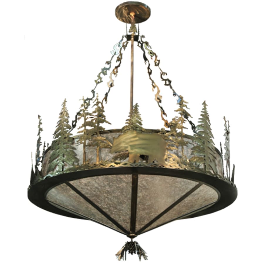 Meyda Tiffany Wildlife 10 Light 62" Wide Pendant