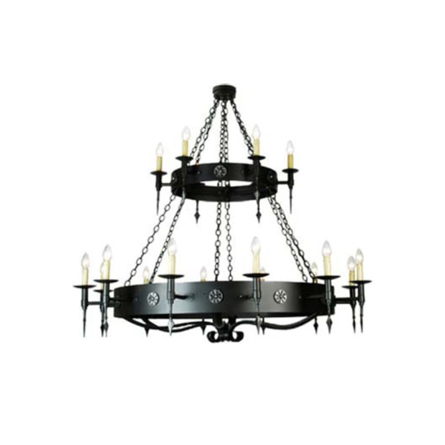 Meyda Tiffany Warwick 18 Light 60" Wide Taper Candle Style Chandelier