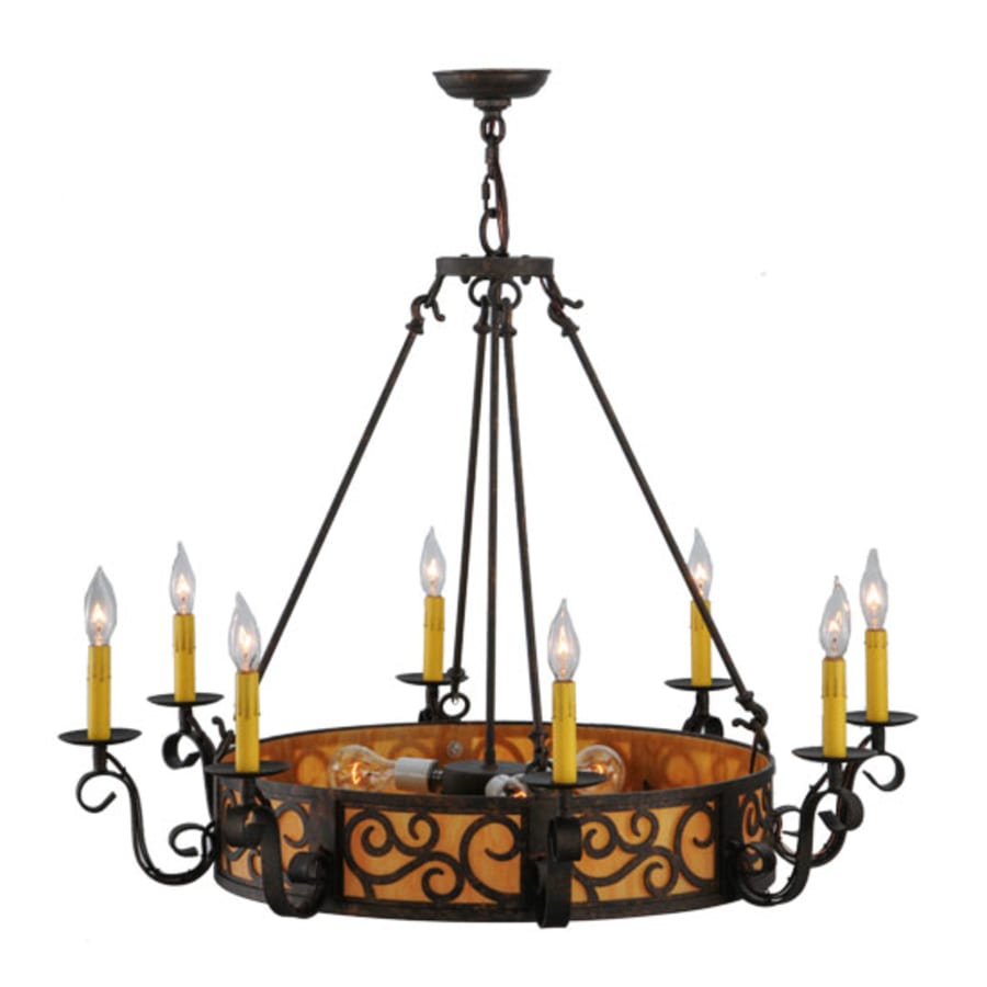 Meyda Tiffany Delano 11 Light 36" Wide Taper Candle Style Chandelier