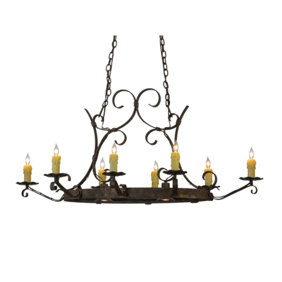 Meyda Tiffany 8 Light 52 Inch Long Chandelier