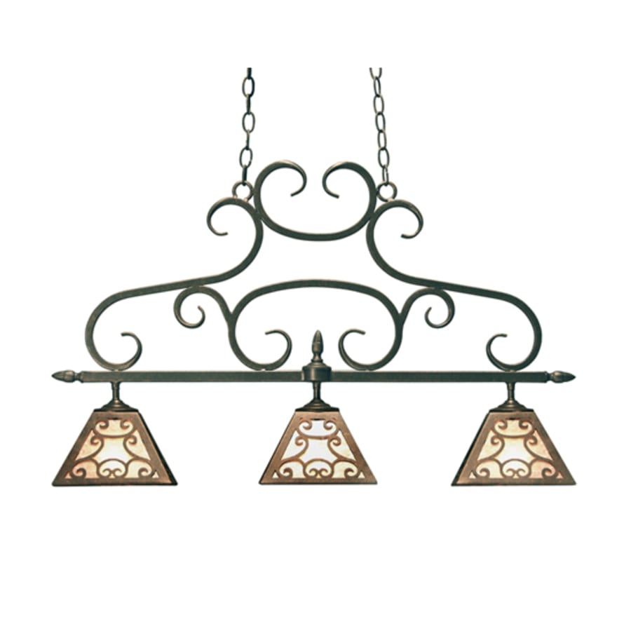Meyda Tiffany Bandolei 3 Light 36" Wide Linear Pendant