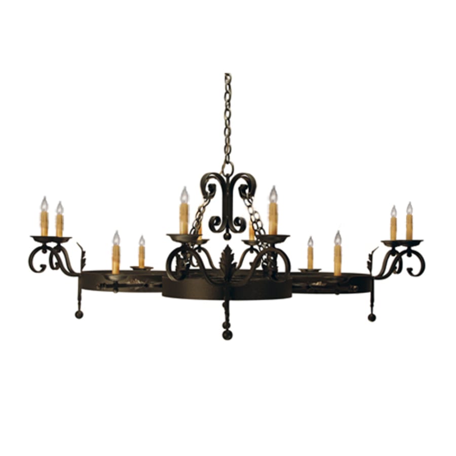 Meyda Tiffany Andorra 12 Light 60" Wide Taper Candle Style Chandelier