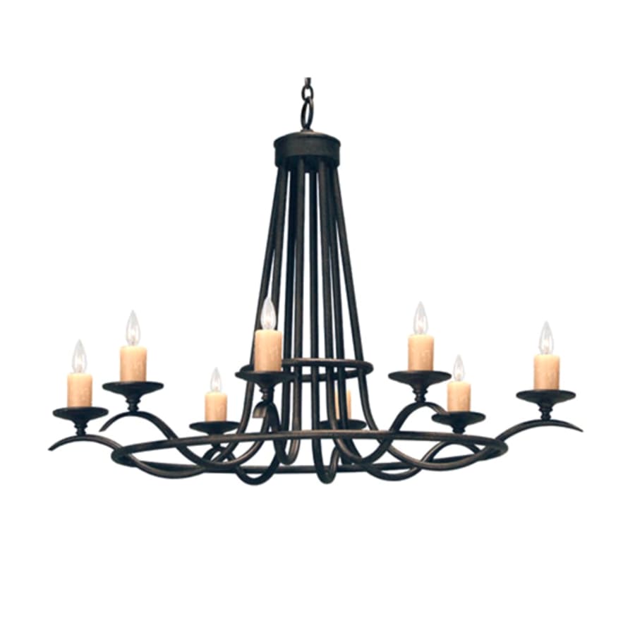 Meyda Tiffany Octavia 8 Light 48" Wide Taper Candle Style Chandelier