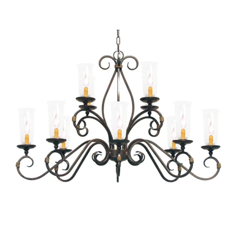 Meyda Tiffany Zola 12 Light 30" Wide Taper Candle Style Chandelier