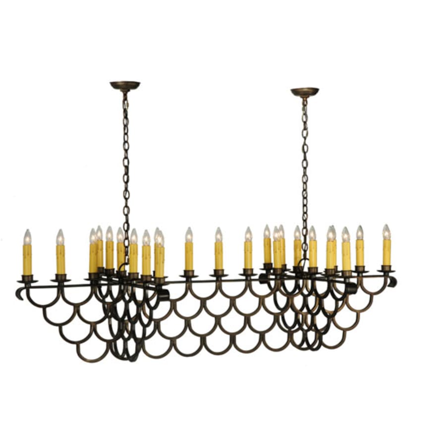 Meyda Tiffany Picadilly 23 Light 32" Wide Taper Candle Style Chandelier
