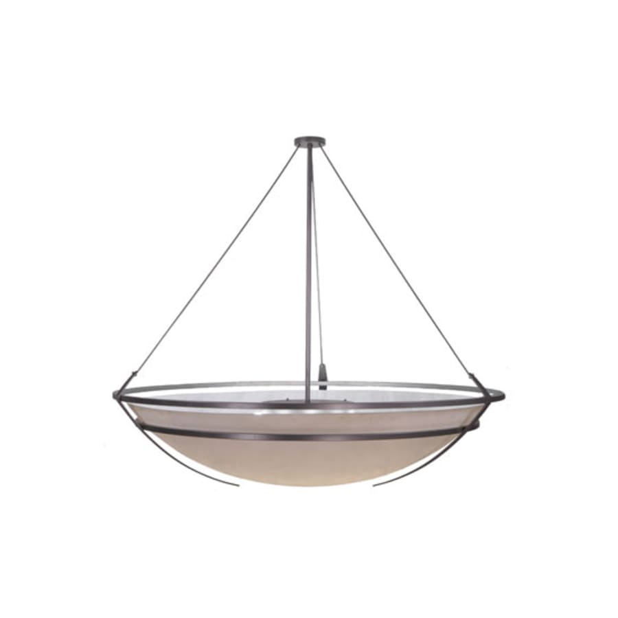 Meyda Tiffany Azimuth 10 Light 75" Wide Semi-Flush Bowl Ceiling Fixture