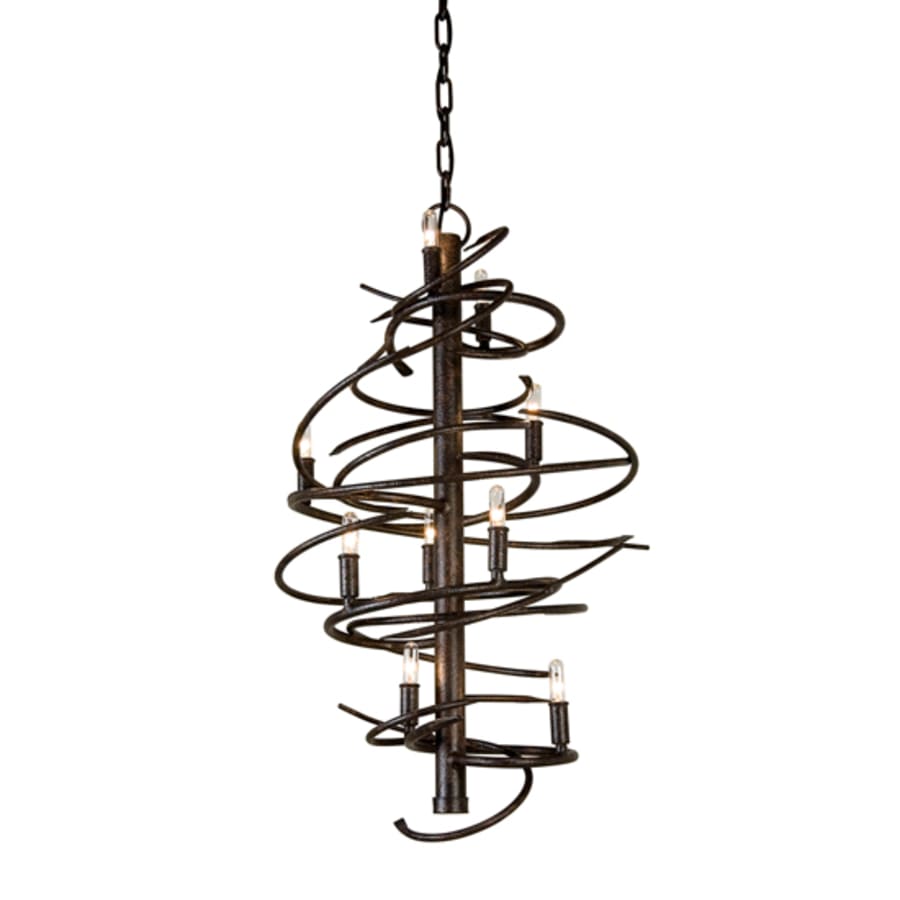 Meyda Tiffany Cyclone 9 Light 18" Wide Taper Candle Style Chandelier