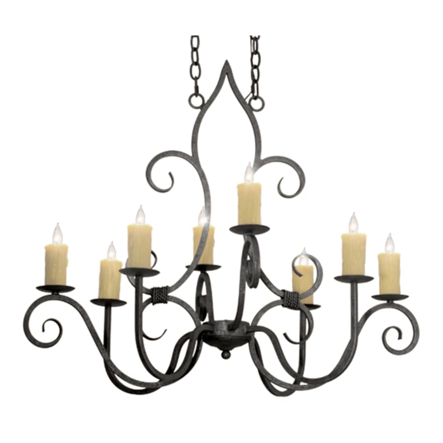 Meyda Tiffany Clifton 8 Light 26" Wide Taper Candle Style Chandelier