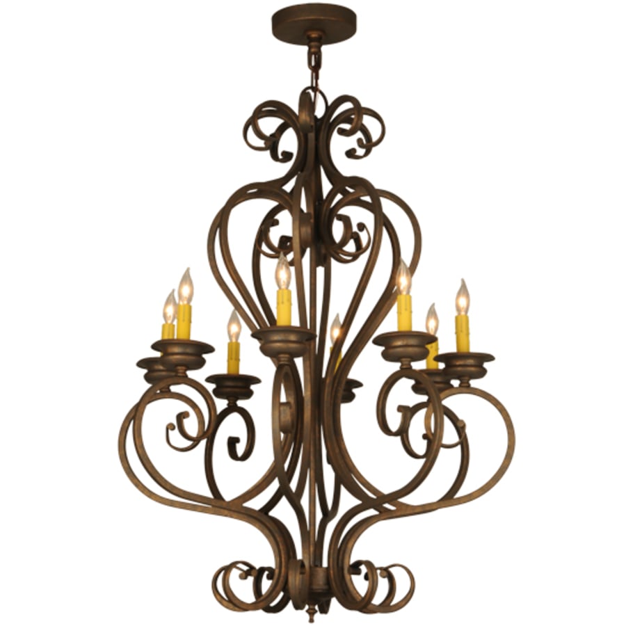 Meyda Tiffany Fernando 8 Light 28" Wide Taper Candle Style Chandelier