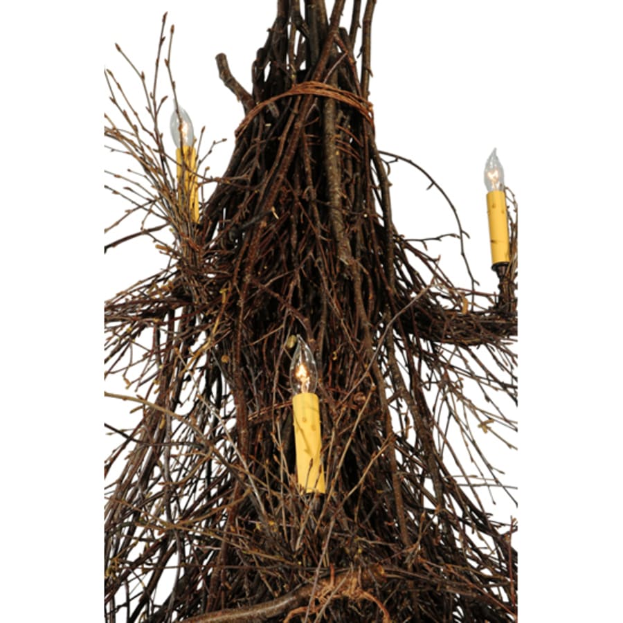 Meyda Tiffany Twigs 15 Light 72" Wide Taper Candle Style Chandelier