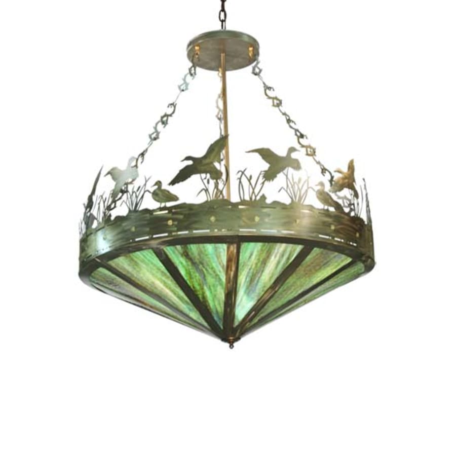 Meyda Tiffany Ducks in Flight 9 Light 60" Wide Pendant