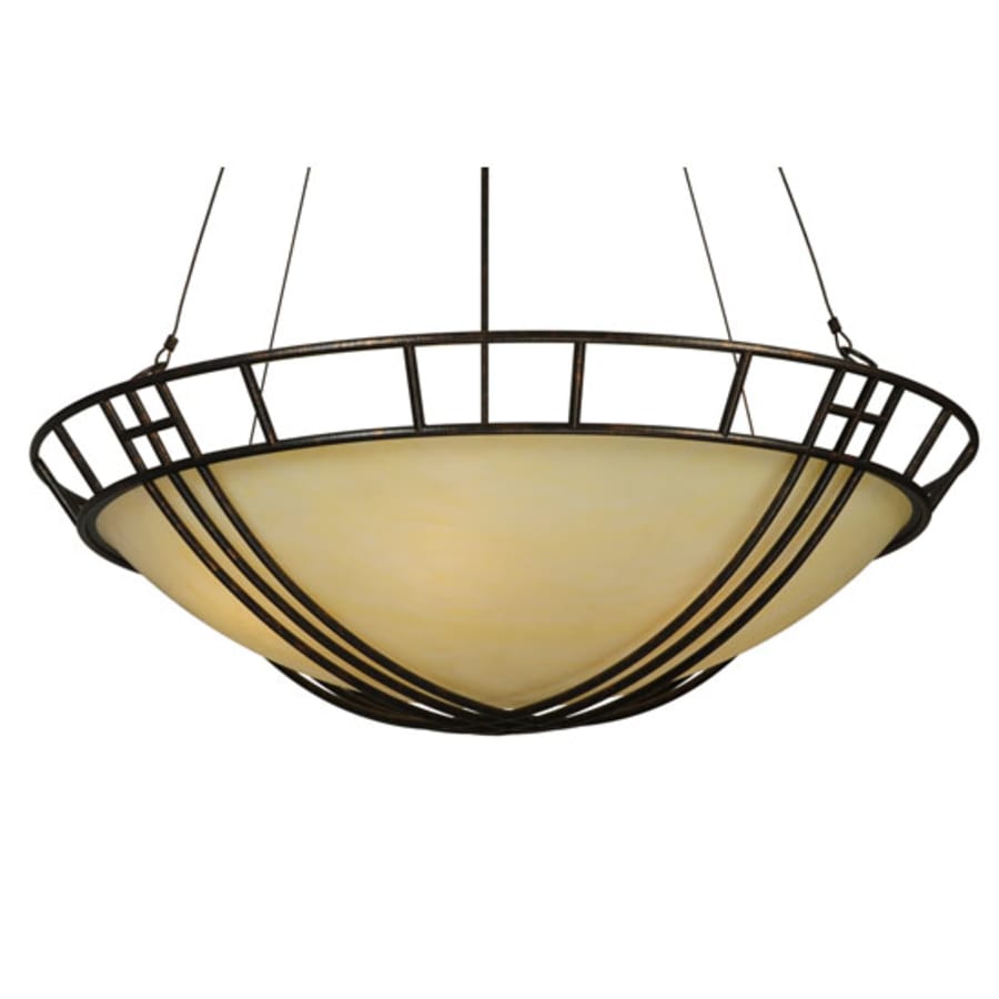 Meyda Tiffany Flowing Cross 6 Light 48" Wide Pendant
