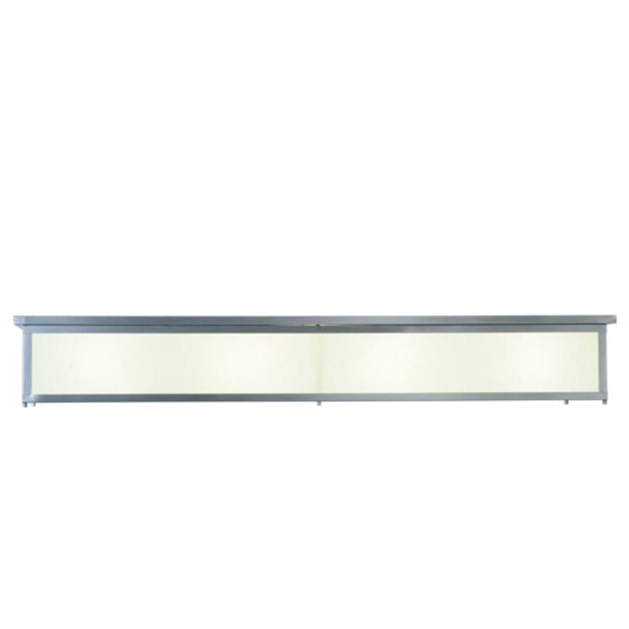 Meyda Tiffany Lumina 8 Light 72" Wide Flush Mount Ceiling Fixture - Sparkle Silver Finish - GU24 Bulb Base