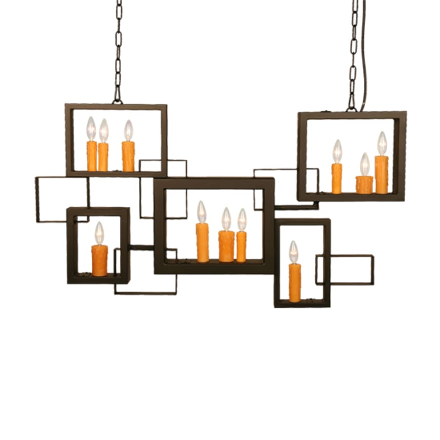 Meyda Tiffany Kai 11 Light 4" Wide Taper Candle Style Chandelier