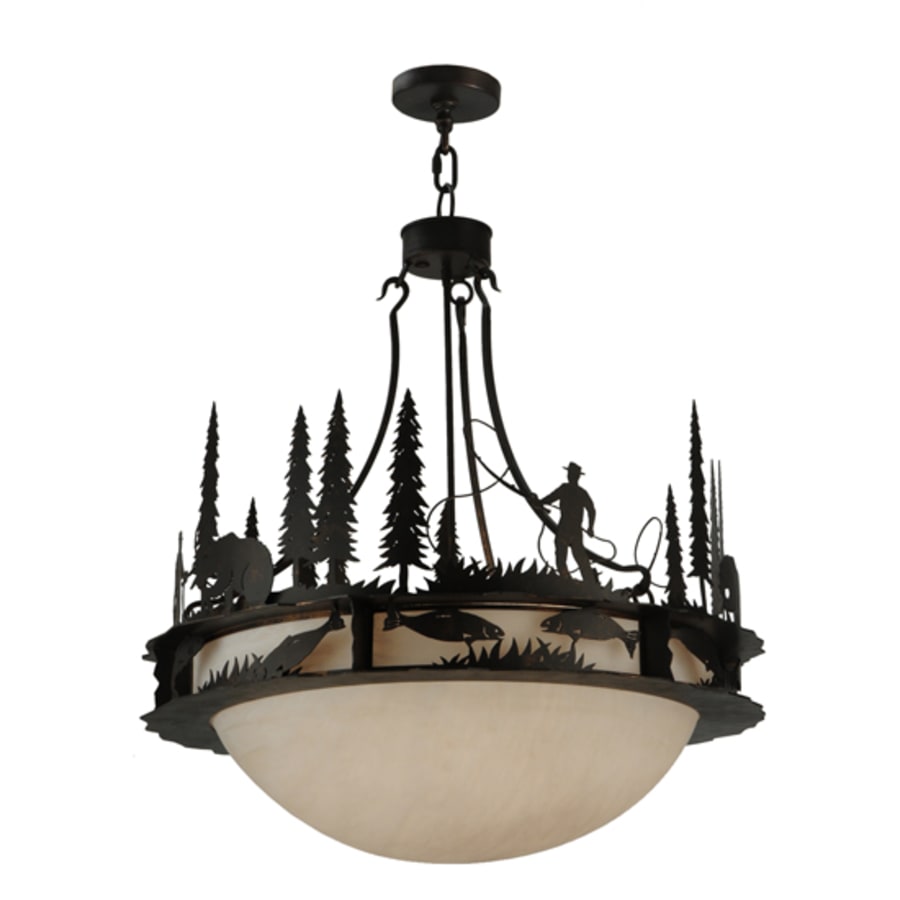 Meyda Tiffany Fisherman 6 Light 32" Wide Pendant