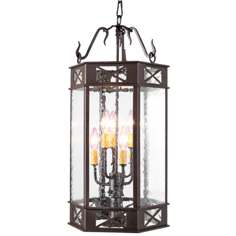 Meyda Tiffany Gina 7 Light 14" Wide Taper Candle Pendant
