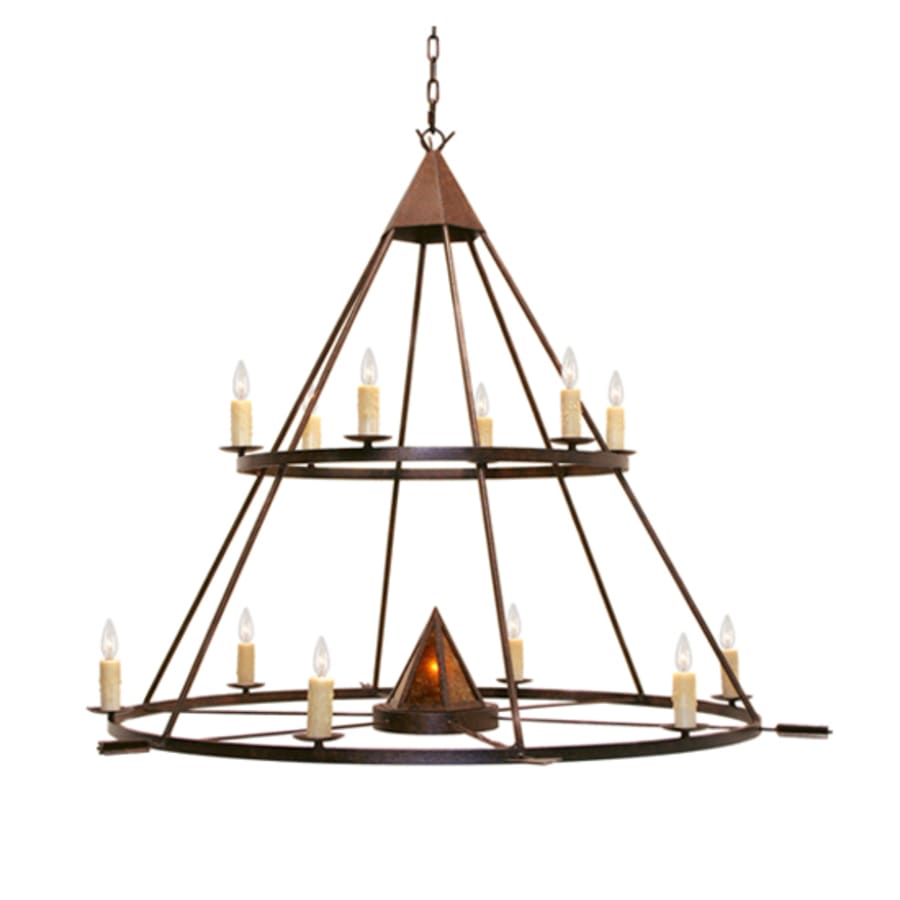Meyda Tiffany Desert Arrow 13 Light 60" Wide Taper Candle Style Chandelier