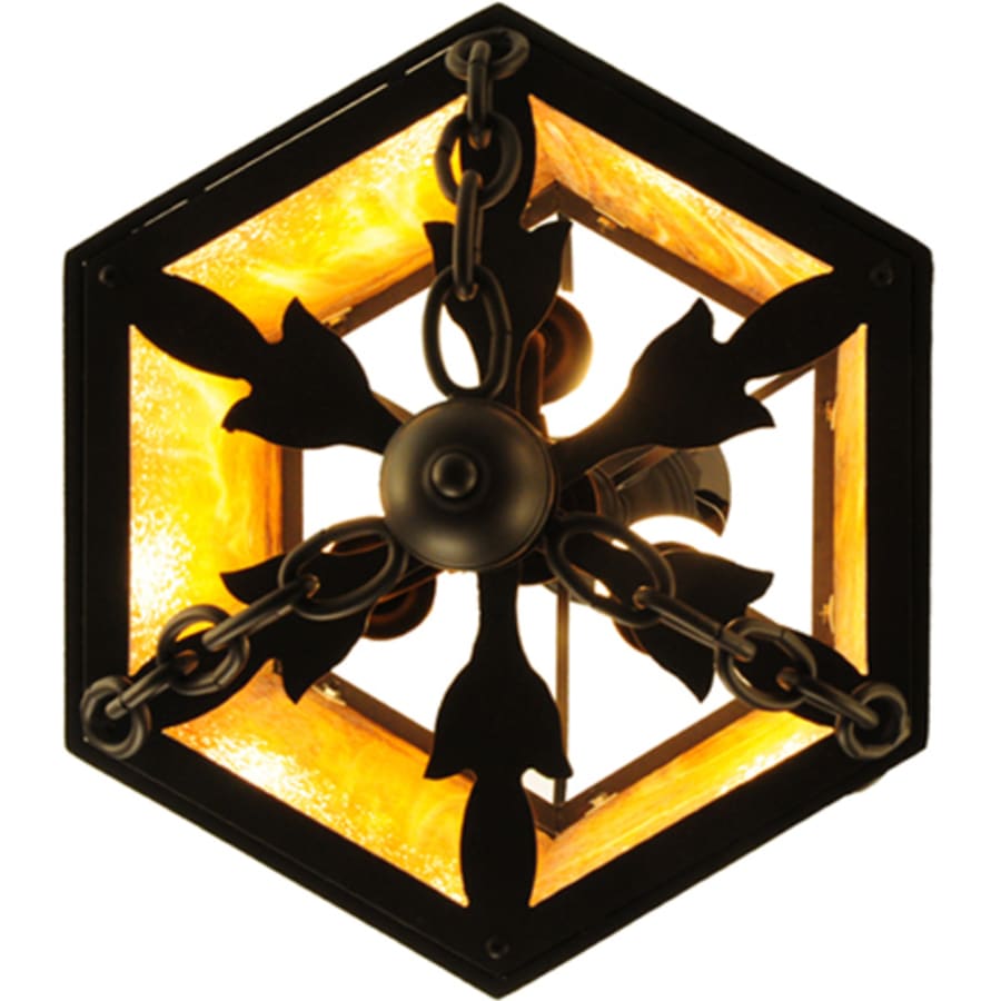 Meyda Tiffany Valhalla 3 Light 14" Wide Pendant