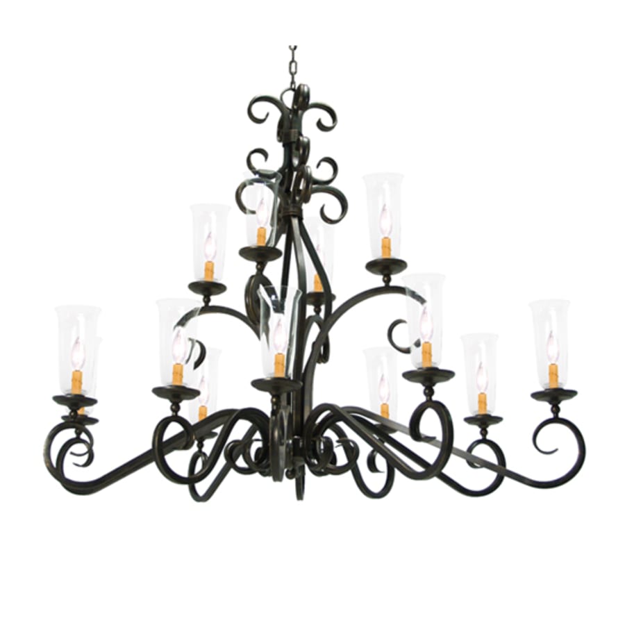 Meyda Tiffany Wilkes 14 Light 36" Wide Taper Candle Style Chandelier