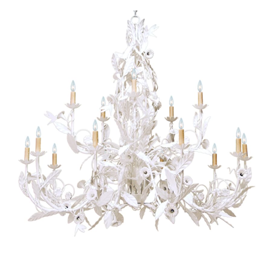 Meyda Tiffany Le Printemps 15 Light 60" Wide Taper Candle Style Chandelier
