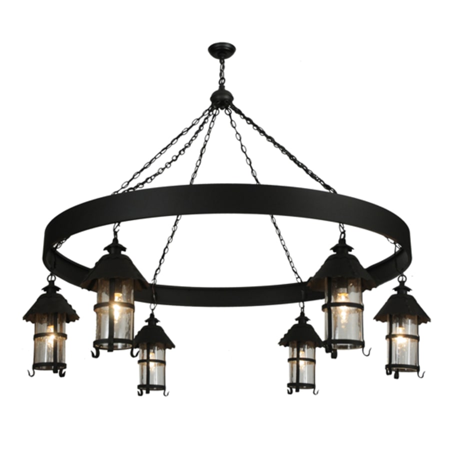 Meyda Tiffany Rutland 6 Light 66" Wide Chandelier