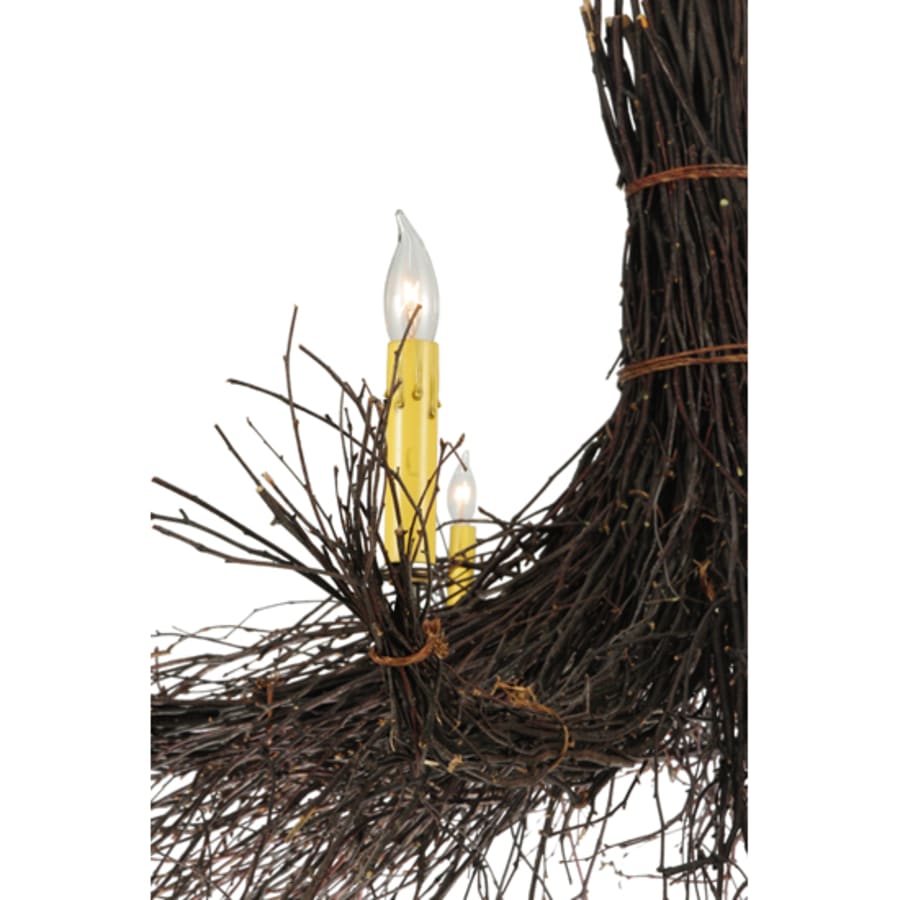 Meyda Tiffany Twigs 8 Light 64" Wide Taper Candle Style Chandelier