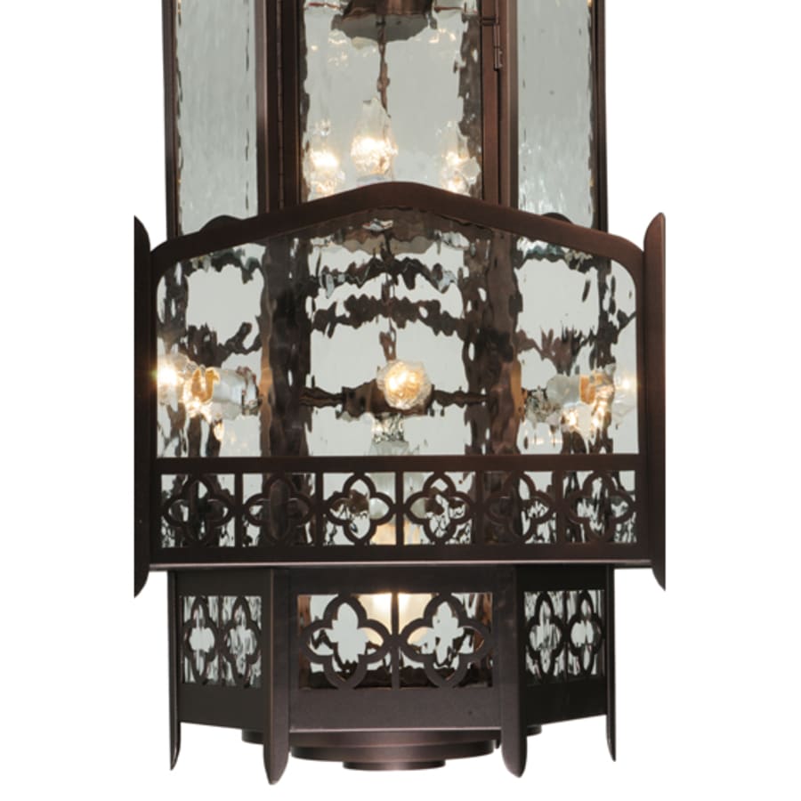 Meyda Tiffany Church 6 Light 36" Wide Abstract Pendant