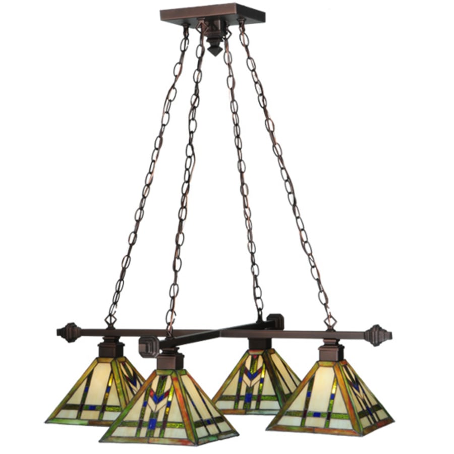 Meyda Tiffany Prairie Wheat 4 Light 51" Wide Chandelier