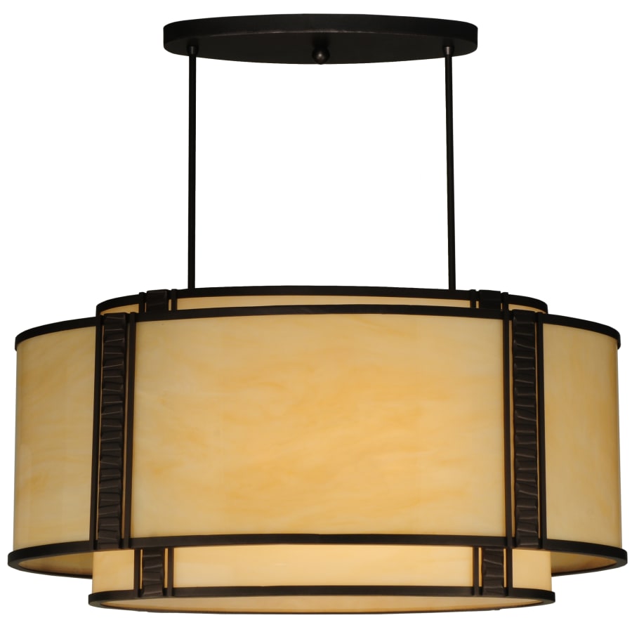 Meyda Tiffany 32" L Palisade Oval Chandelier