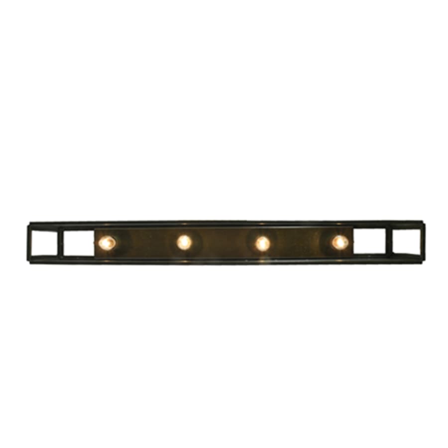 Meyda Tiffany Affinity 4 Light 47" Wide Semi-Flush Ceiling Fixture - Weathered Brass Finish