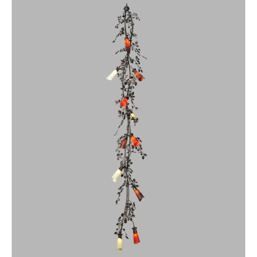 Meyda Tiffany Vinca Vine 12 Light 22" Wide Waterfall Chandelier