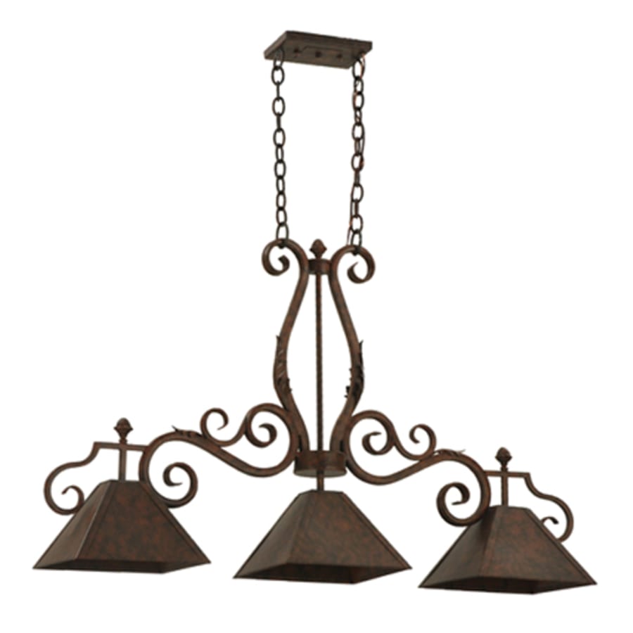 Meyda Tiffany Pedra 3 Light 48" Wide Linear Pendant
