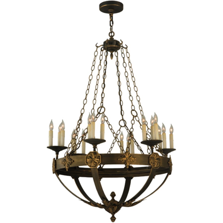 Meyda Tiffany Neapolis 18 Light 32" Wide Taper Candle Style Chandelier