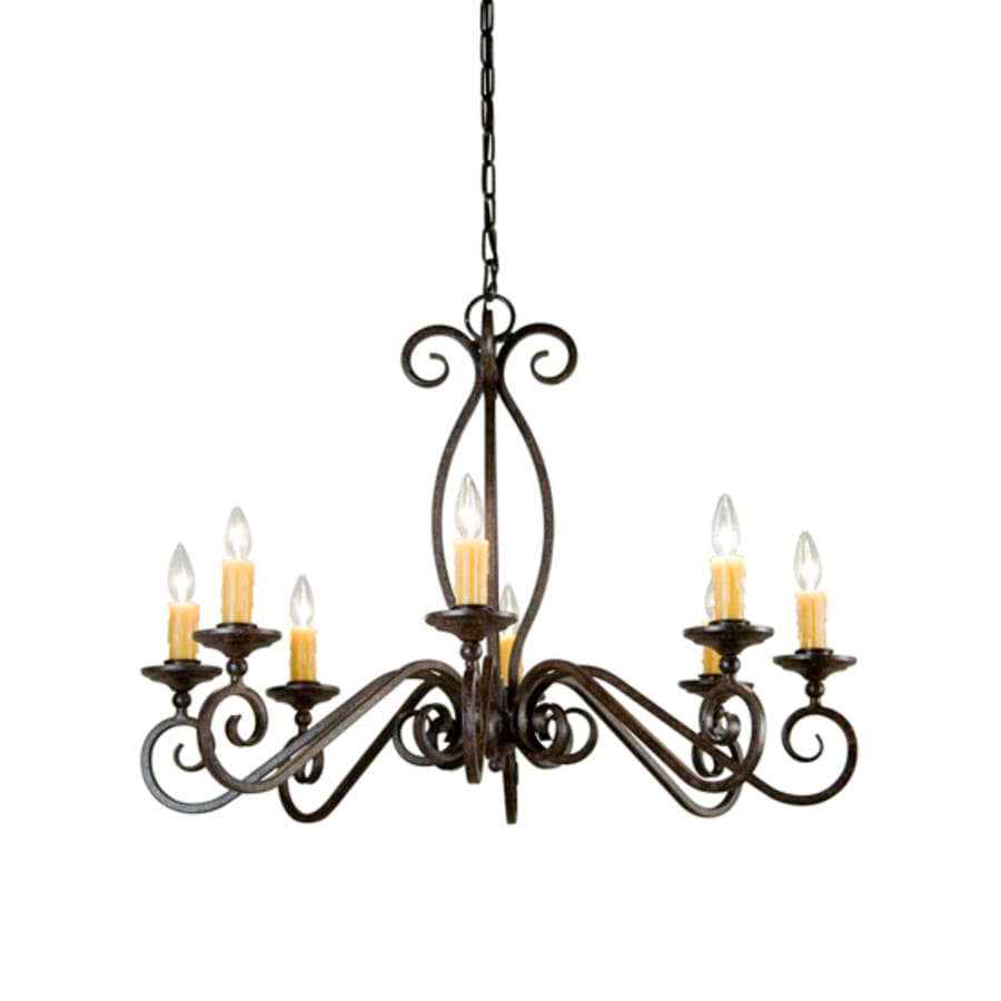 Meyda Tiffany Wallis 8 Light 36" Wide Taper Candle Style Chandelier