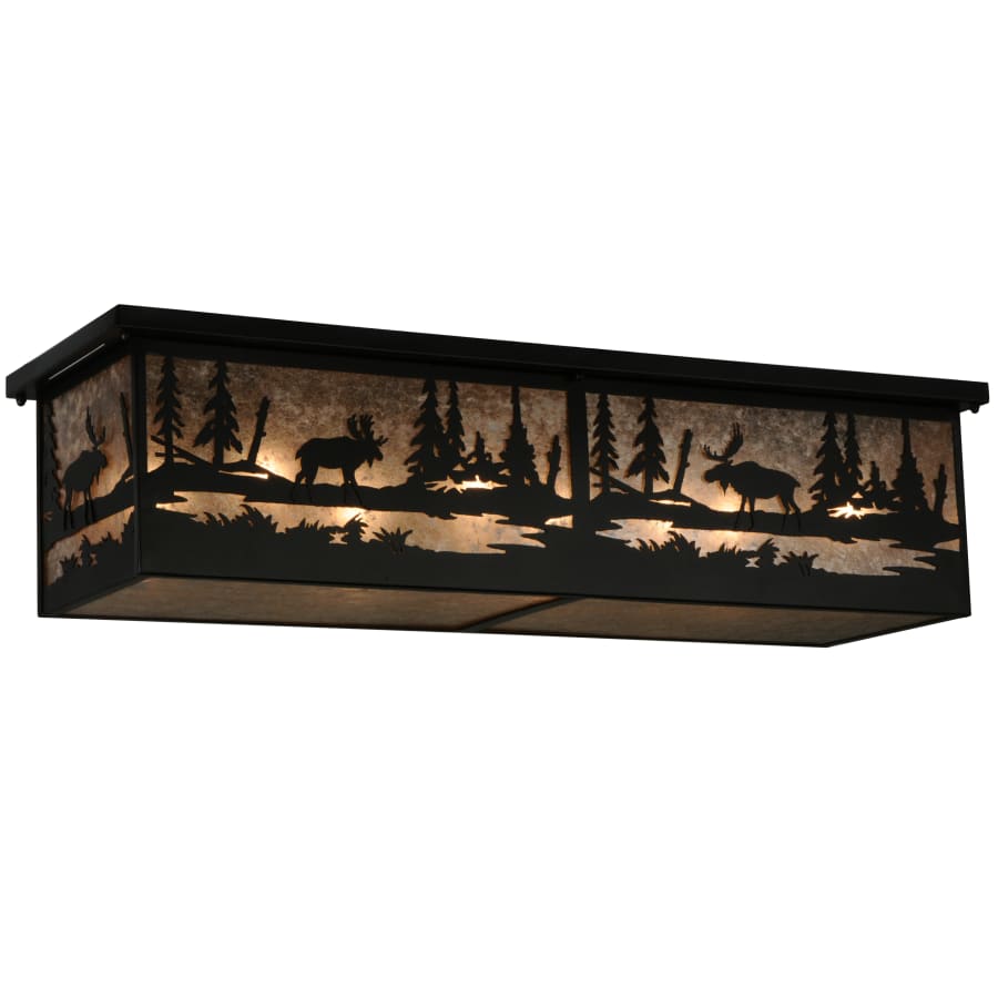 Meyda Tiffany Moose Atake Flush Mount Ceiling Fixture