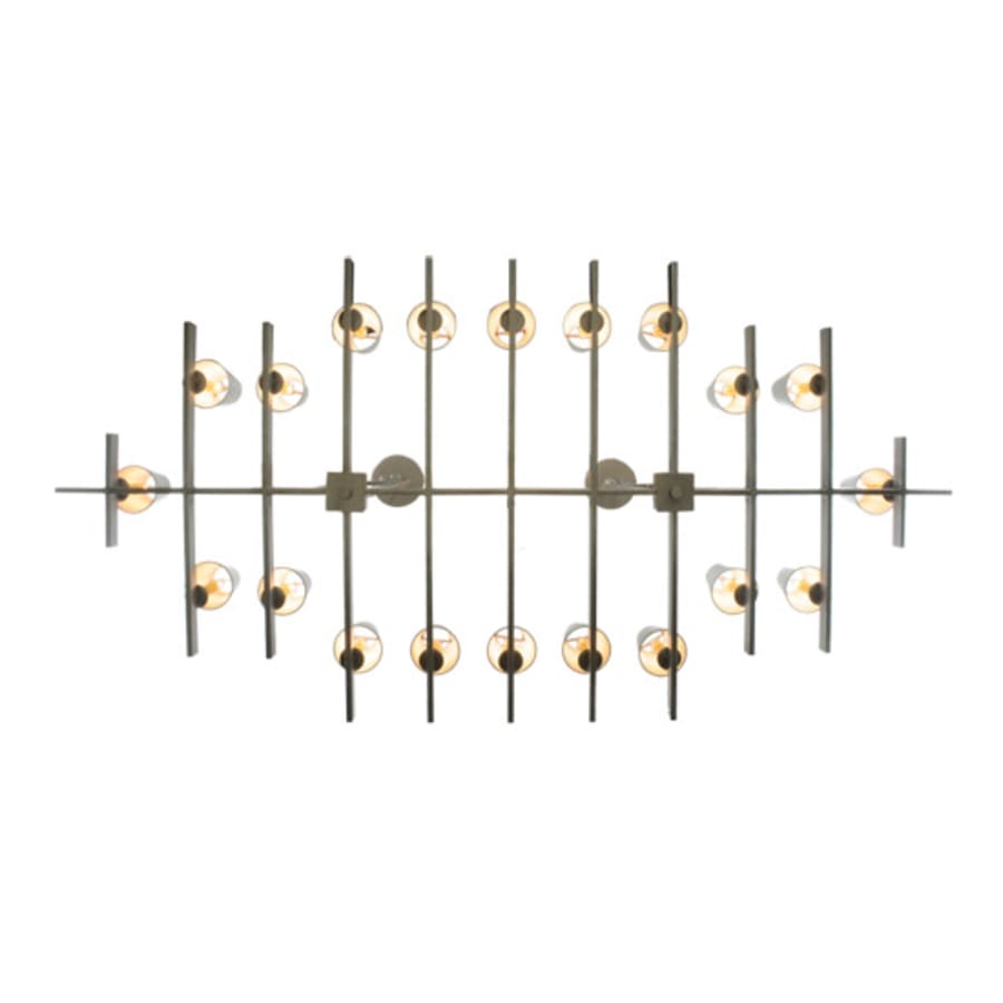 Meyda Tiffany Dante 20 Light 72" Wide Linear Chandelier