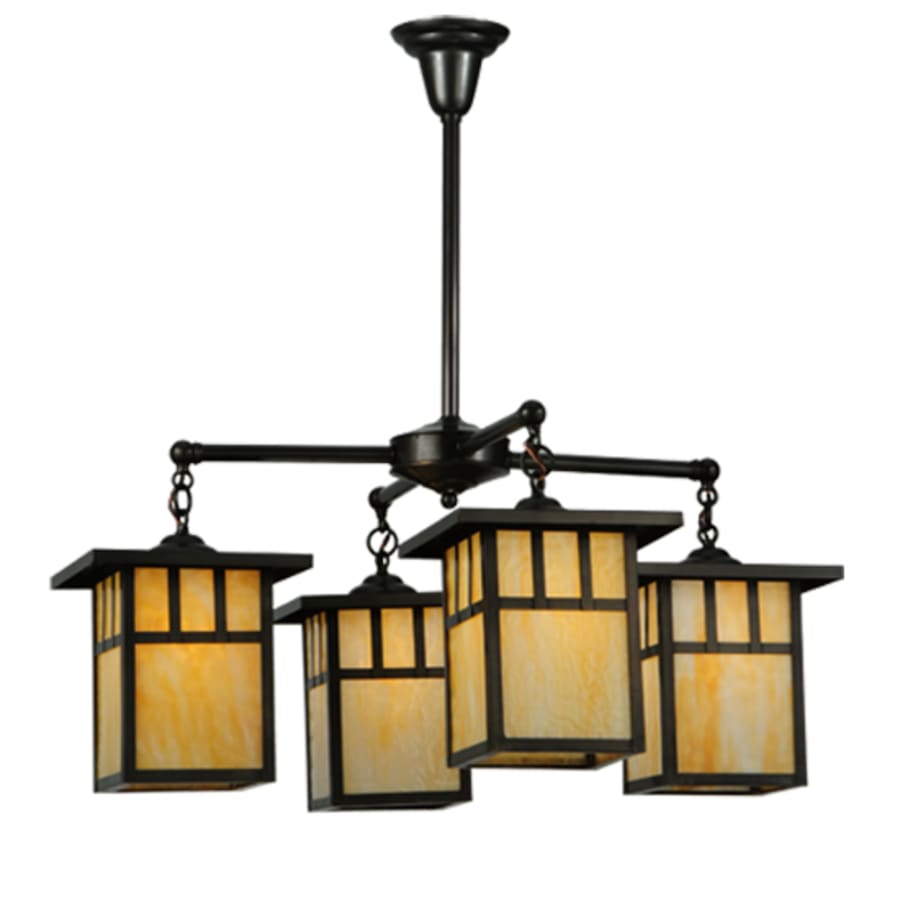 Meyda Tiffany Hyde Park 4 Light 31" Wide Chandelier