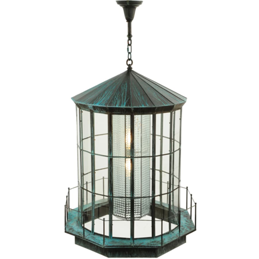 Meyda Tiffany Lighthouse 2 Light 29" Wide Pendant
