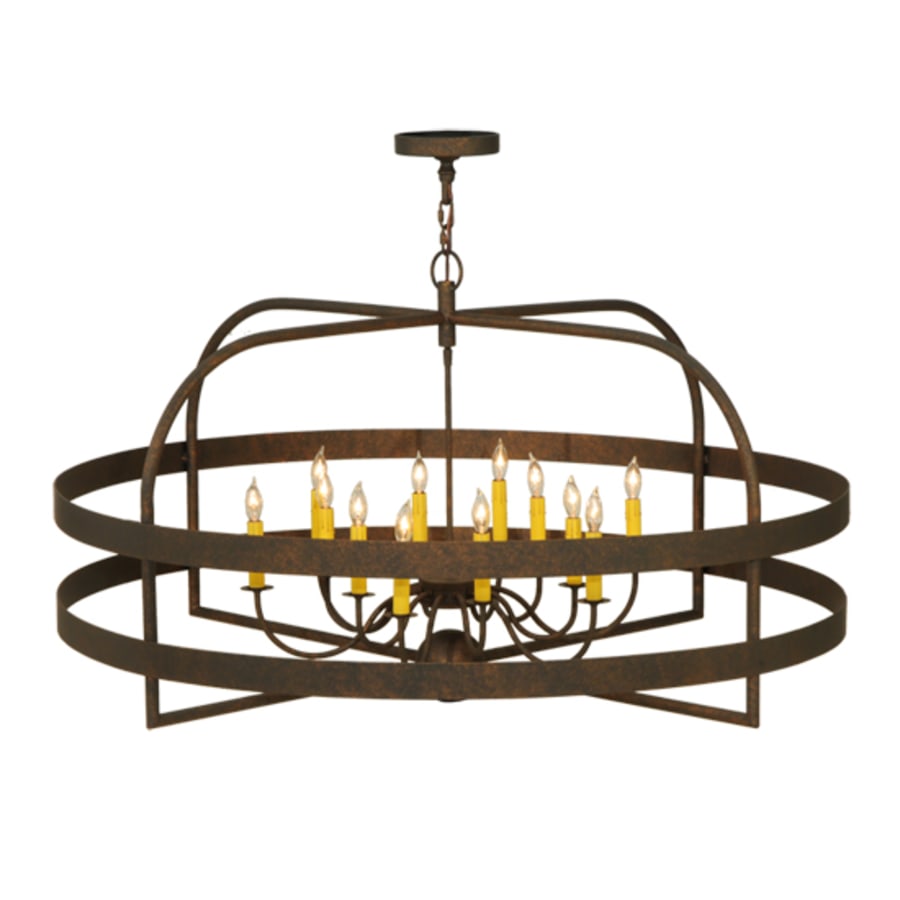 Meyda Tiffany Aldari 12 Light 48" Wide Taper Candle Style Chandelier