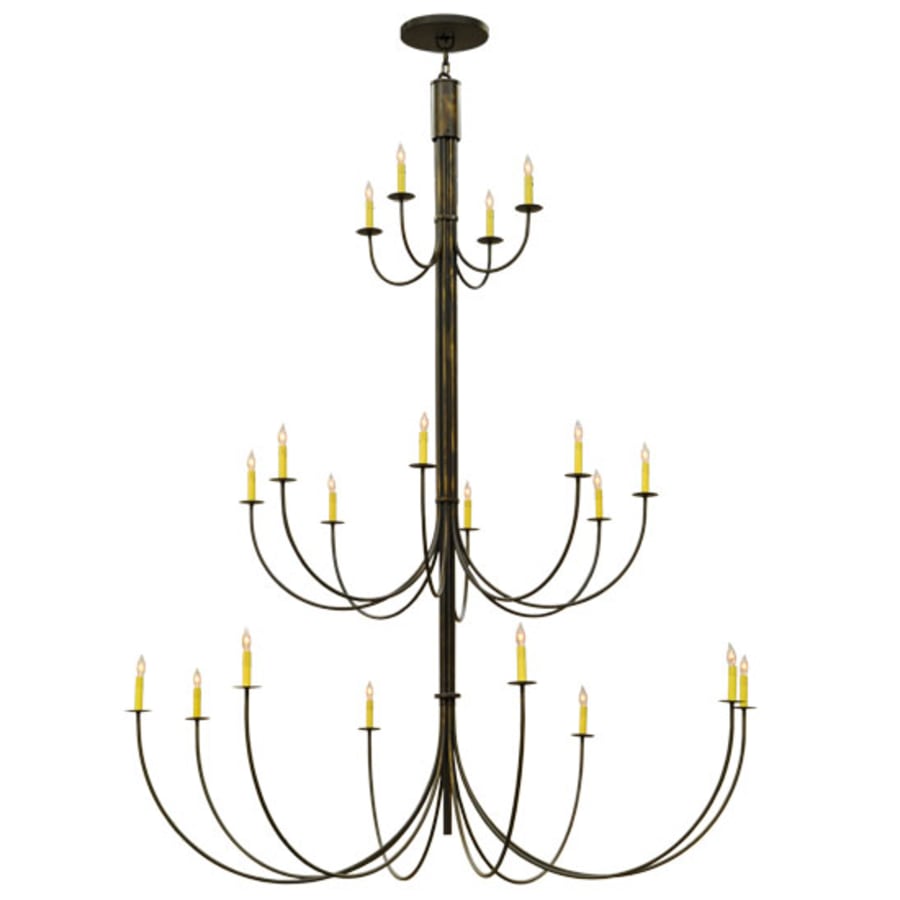 Meyda Tiffany Cheal 20 Light 78" Wide Taper Candle Style Chandelier
