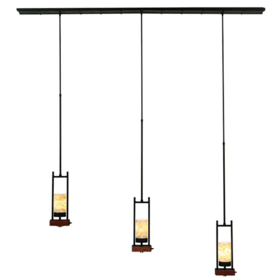 Meyda Tiffany Grand Terrace 3 Light 6" Wide Pillar Candle Multi Light Pendant